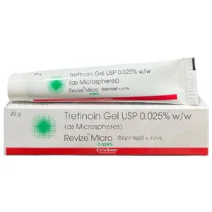 Revize Micro 0.025% tretinoin microsphere gel product pack